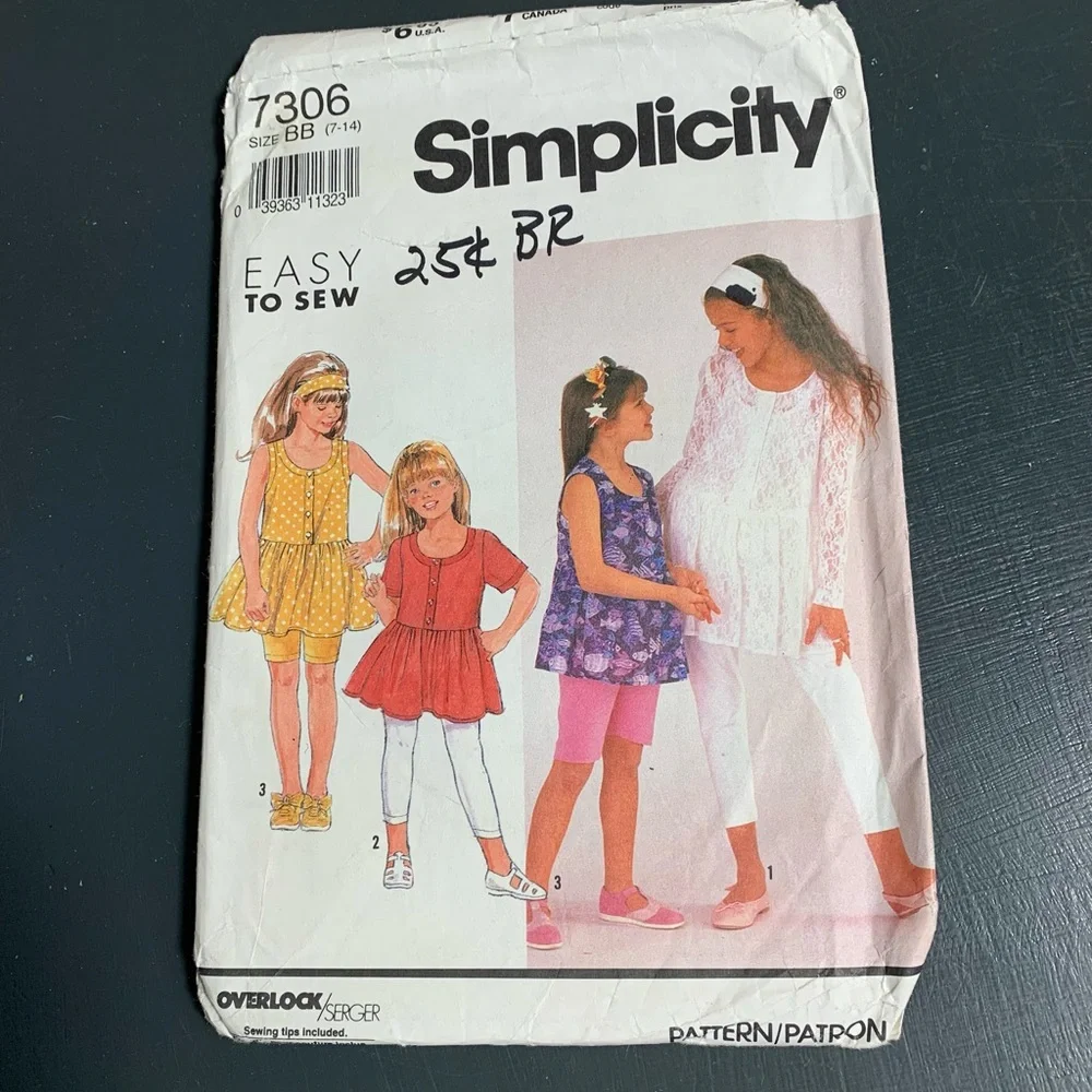 Simplicity Easy to Sew Dress Pattern from 90s